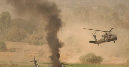 Helikopter w ogniu