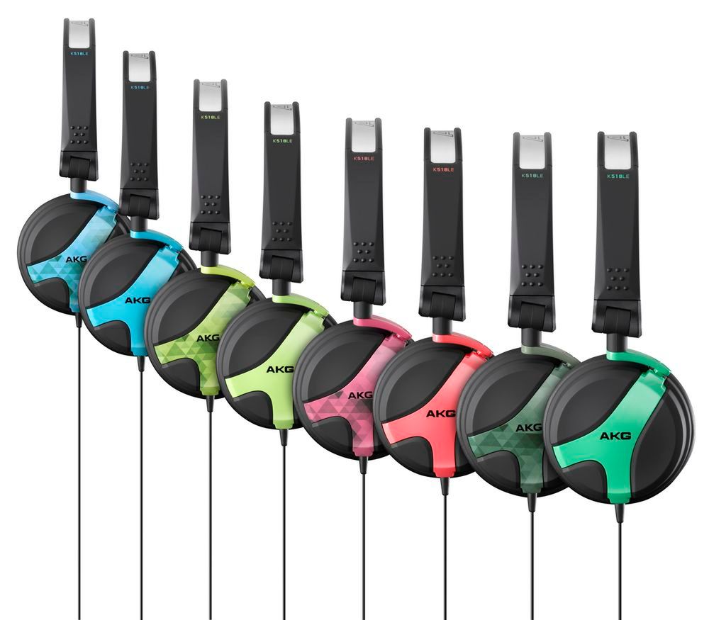 AKG  - słuchawki w kolorach tęczy
