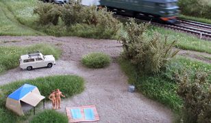 Z okien tego pociągu widać nudystów