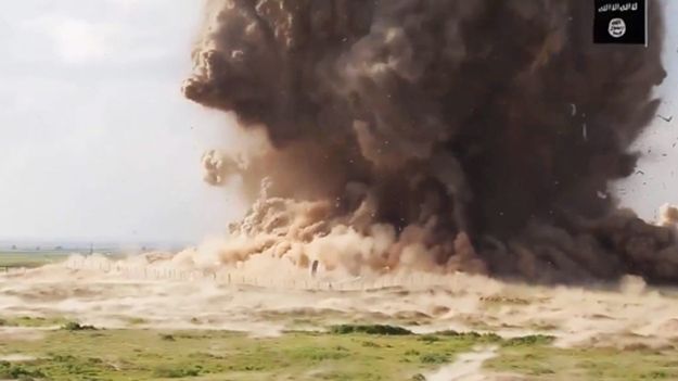 Nagranie wideo IS z niszczenia pozostałości po Numrudzie