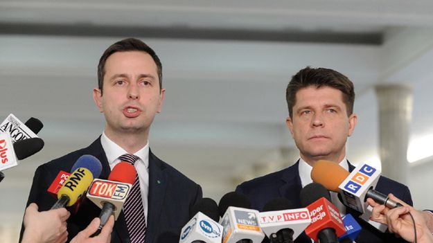 Szef PSL Władysław Kosiniak-Kamysz i lider Nowoczesnej Ryszard Petru