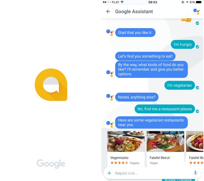Google Allo - komunikator, w którym prawdziwy rozmówca jest niepotrzebny. Sztuczna inteligencja jest ciekawsza