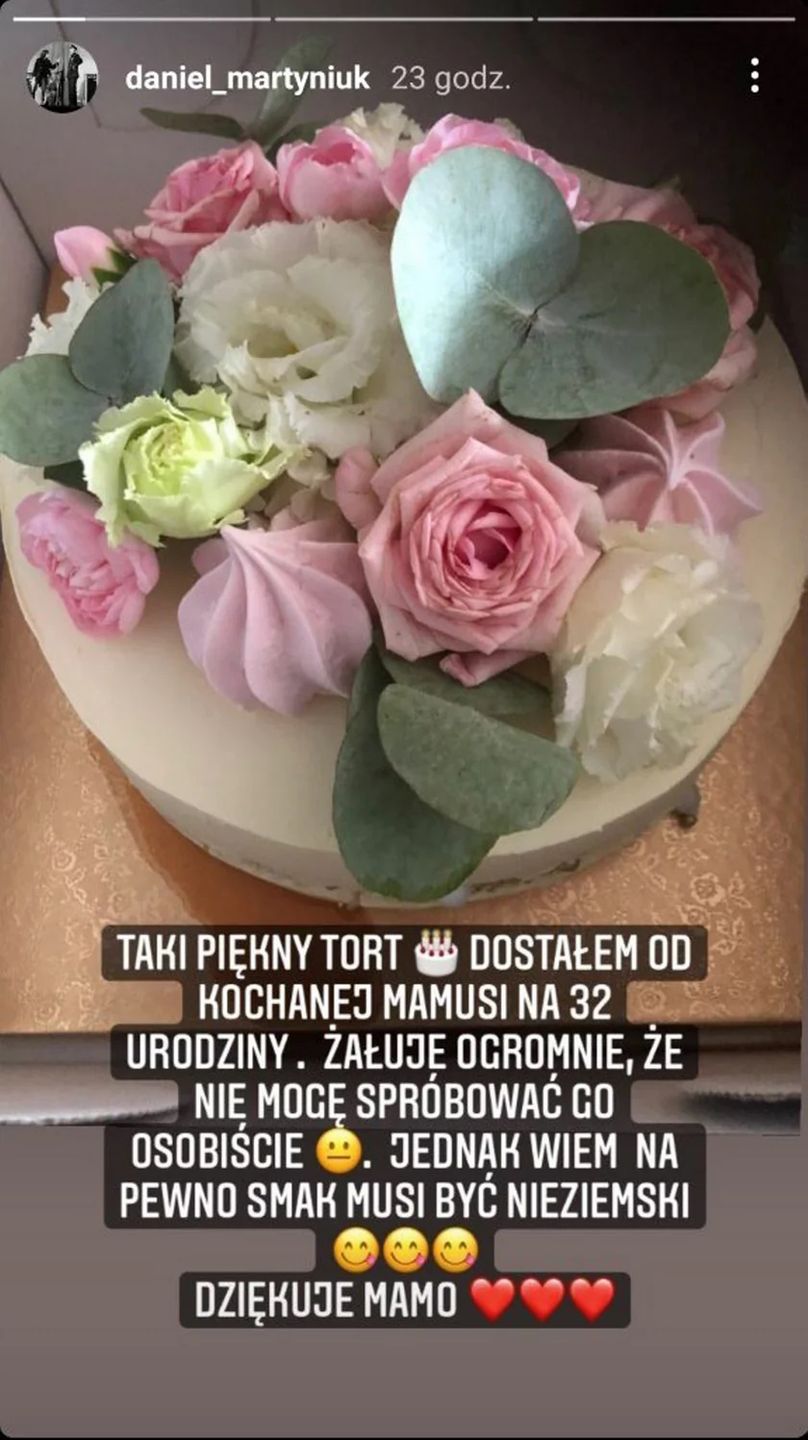 Daniel Martyniuk - prezent urodzinowy od Danusi