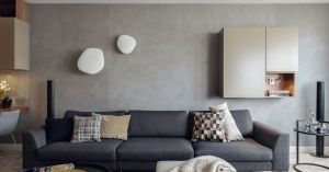 Minimalistyczne wnętrza domu w stylu skandynawskim. Naturalne wyciszenie