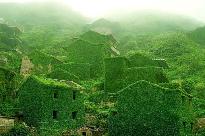 Houtouwan - porośnięta zielenią wioska w Chinach