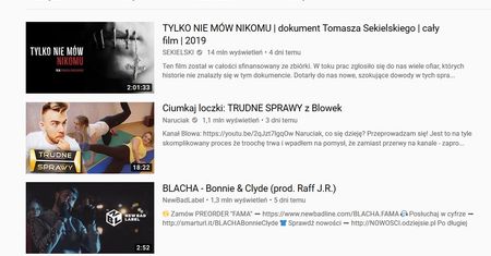 "Tylko nie mów nikomu" zniknął z karty "Na czasie". YouTube przyznaje się do błędu