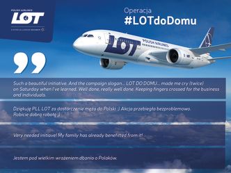 Operacja #LOTdoDomu – ponad 8,5 tys. Polaków bezpiecznie sprowadzonych do domów!