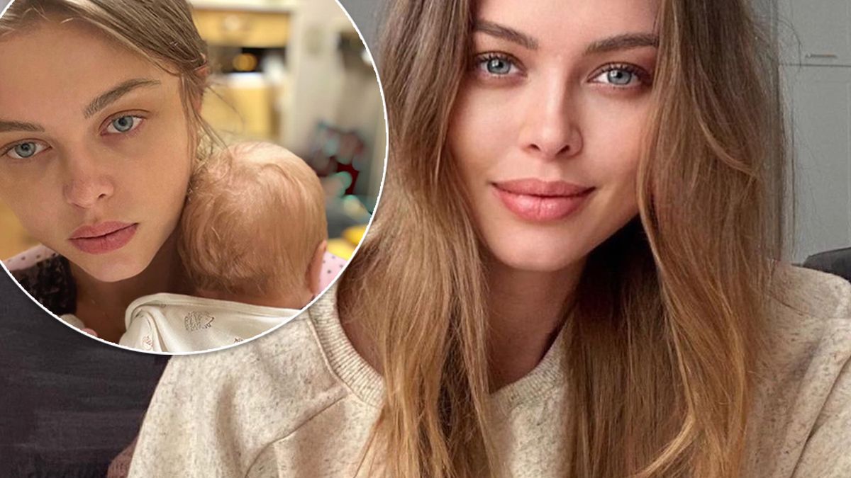 Joanna Opozda i Vincent już w domu