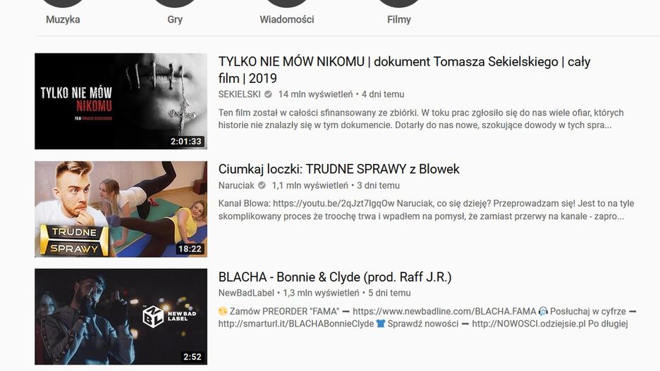 Film "Tylko nie mów nikomu" wrócił do karty "Na czasie". Tylko czemu z niej zniknął?