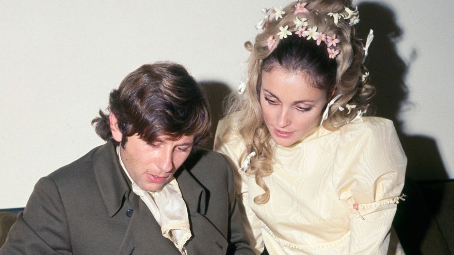 Sharon Tate z mężem Romanem Polańskim
