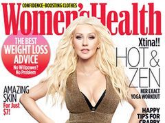 Christina Aguilera na okładce "Women's Health"