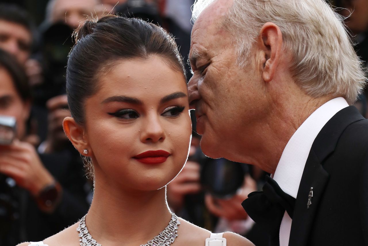 Bill Murray i Selena Gomez w Cannes. Dziwne zachowanie aktora 