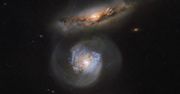 Piękne zdjęcie dwóch galaktyk wykonane Teleskopem Hubble'a