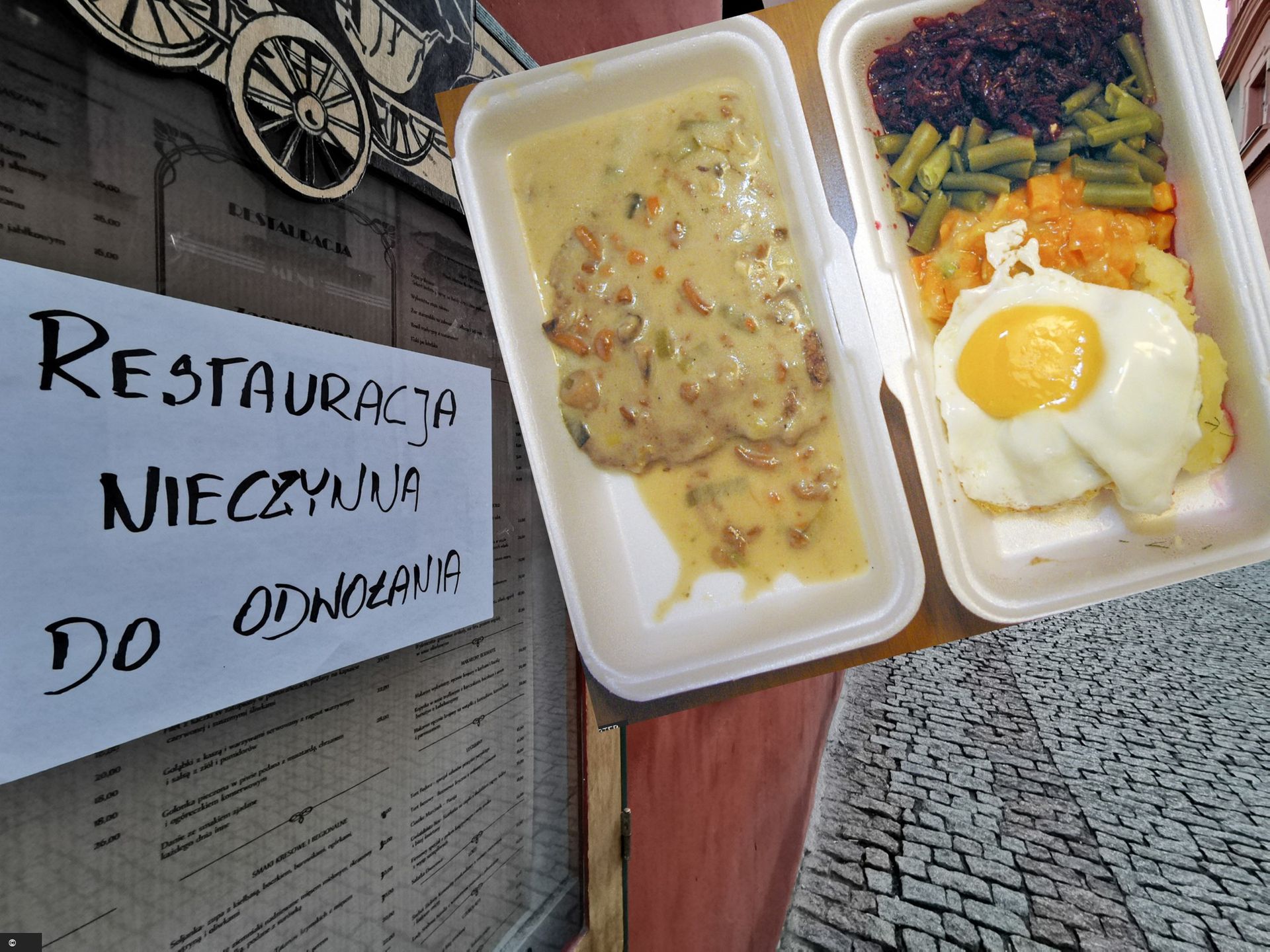 Jedyną deską ratunku dla restauracji, może być zamawianie przez nas jedzenia na wynos.