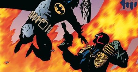 Wzorcowy crossover. Recenzja "Batman/Sędzia Dredd. Wszystkie spotkania"