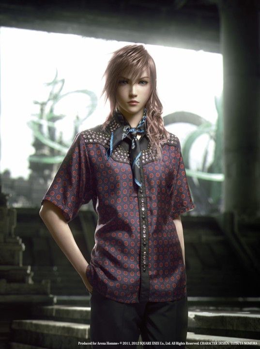 Lightning ubiera się u Prady [Final Fantasy]