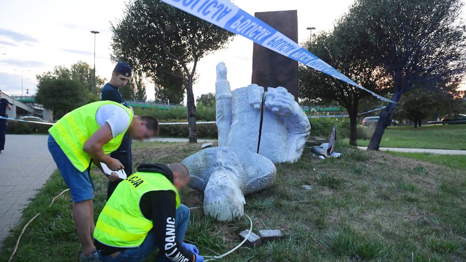 Warszawa. Pomnik generała Ludowego Wojska Polskiego Zygmunta Berlinga