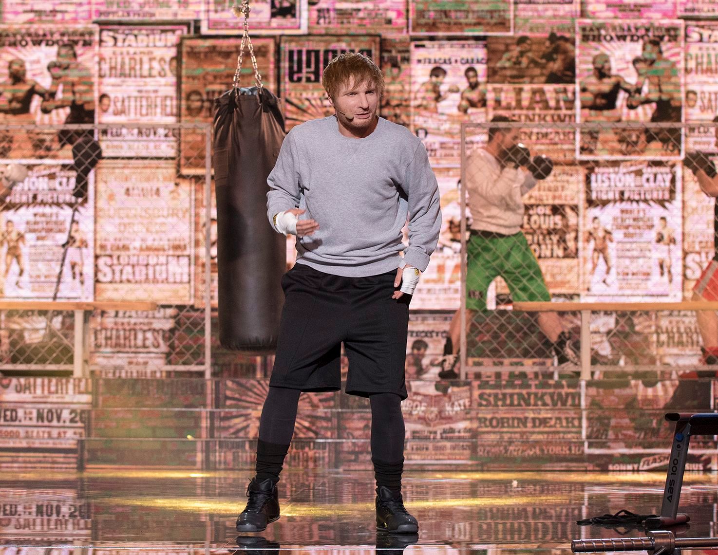 Anna Dereszowska jako Ed Sheeran