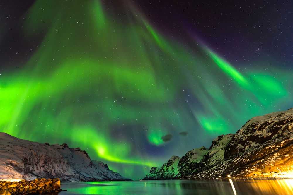 Tromso jest jednym z najlepszych miejsc na świecie do oglądania zorzy polarnej