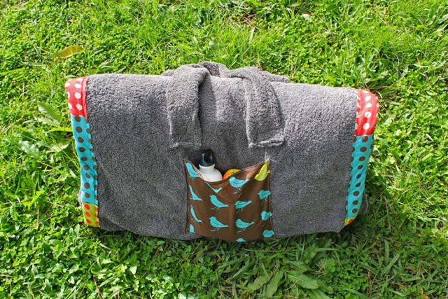 Comfy Pillow-Towel Bag