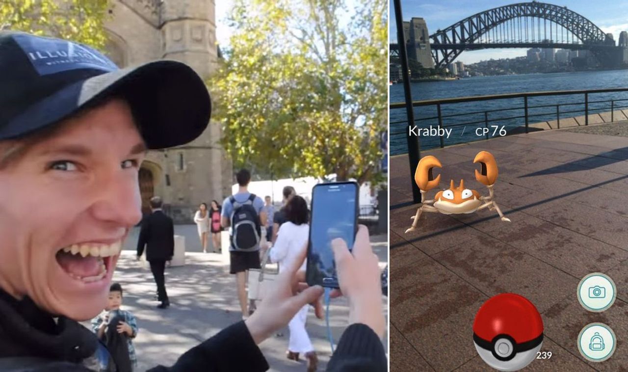 Takiej gry jeszcze nie było. Setki osób szukało wirtualnych Pokemonów