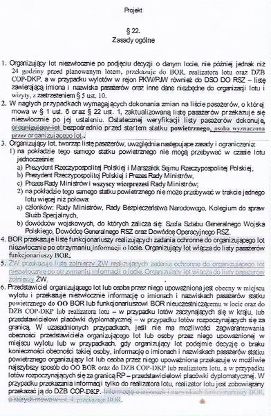 W nowym projekcie instrukcji HEAD pojawia się zapis zakazujący wspólnych lotów premiera ze wszystkimi wicepremierami 