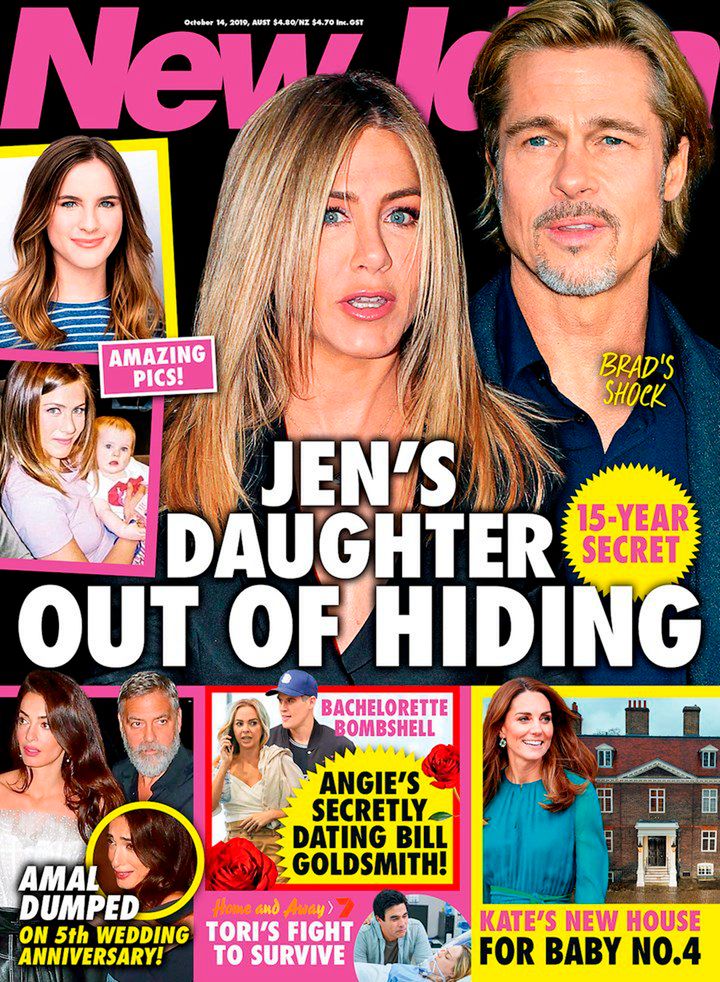 Jennifer Aniston i Brad Pitt mają 15-letnią córkę – tak twierdzi New Idea