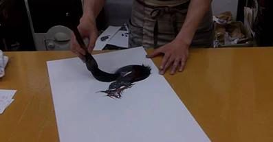 Impressive Japanese Dragon Painting