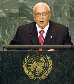 Szaron w ONZ: Palestyńczycy muszą dowieść, że chcą pokoju