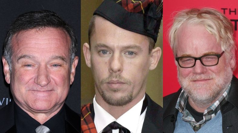 Robin Williams, Alexander McQueen, Phillip Seymour Hoffman
Fotografia: ONS/montaż jastrzabpost.pl