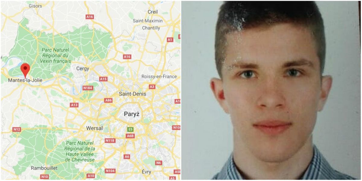 Francja. Zaginął 20-letni Bernard Daniel Ignatowicz z Białegostoku. Ostatni raz był widziany w okolicach Paryża