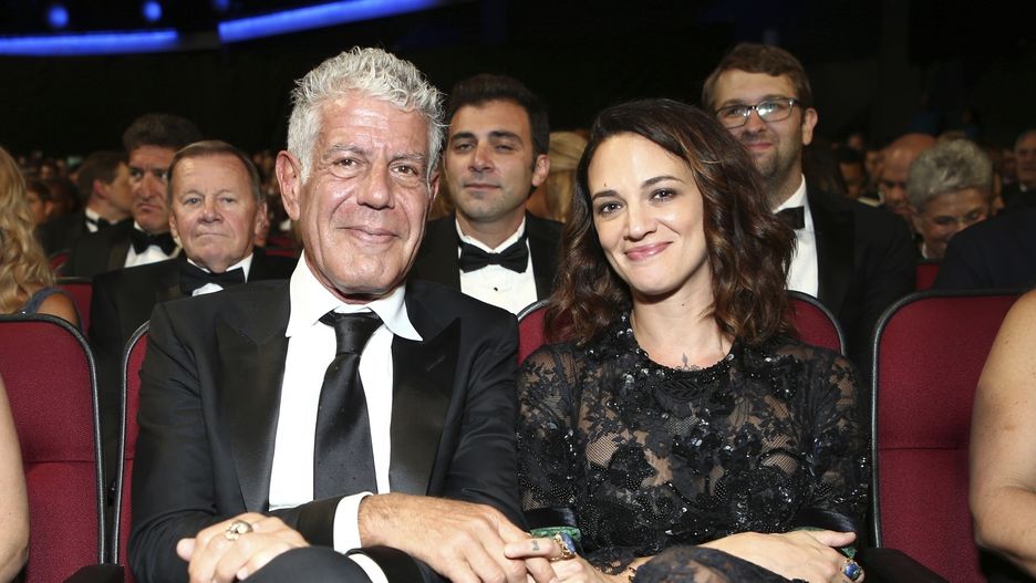 Anthony Bourdain z partnerką Asią Aergento