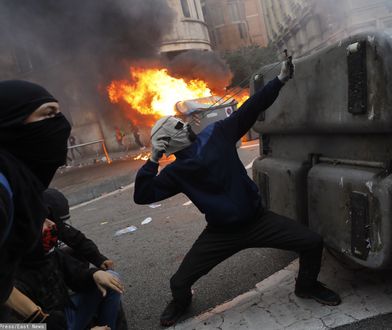 Barcelona. Pół miliona ludzi na ulicach. Starcia z policją