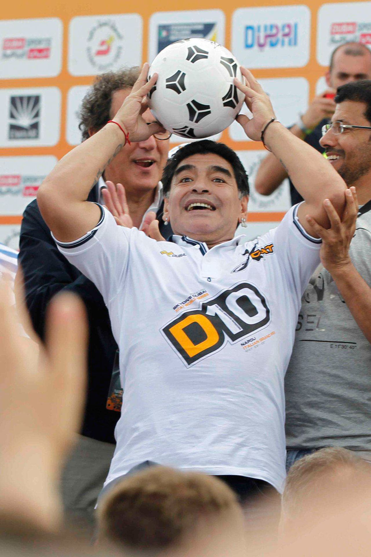 Diego Maradona zasłabł na meczu