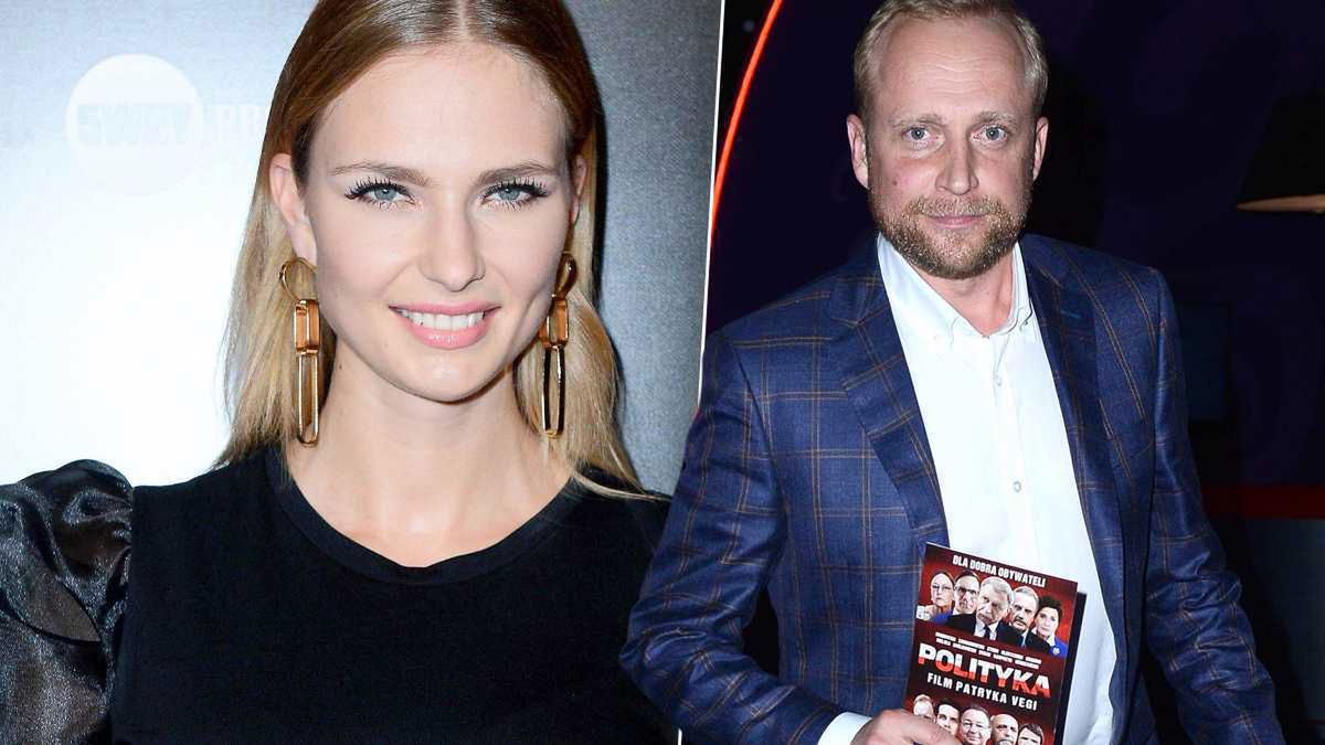 Piotr Adamczyk z piękną żoną na salonach! Karolina Szymczak skradła show na ściance