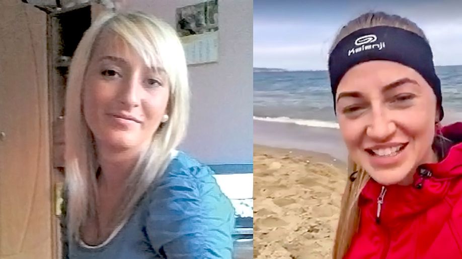 Od lewej: Iwona Wieczorek, Magdalena Żuk