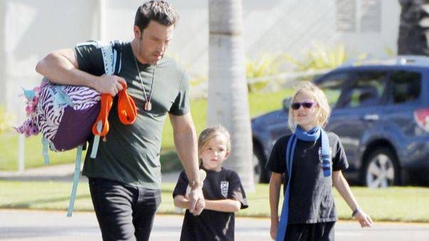 Ben Affleck z córkami
Fotografia: ONS