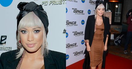Bardzo szczupła Patricia Kazadi podczas konferencji prasowej "You Can Dance"