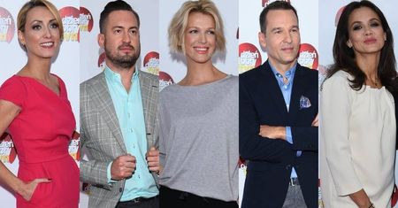 Kinga Rusin, Dorota Gardias, Magda Mołek, Anna Kalczyńska, Agnieszka Jastrzębska i inni na konferencji prasowej Dzień Dobry TVN!