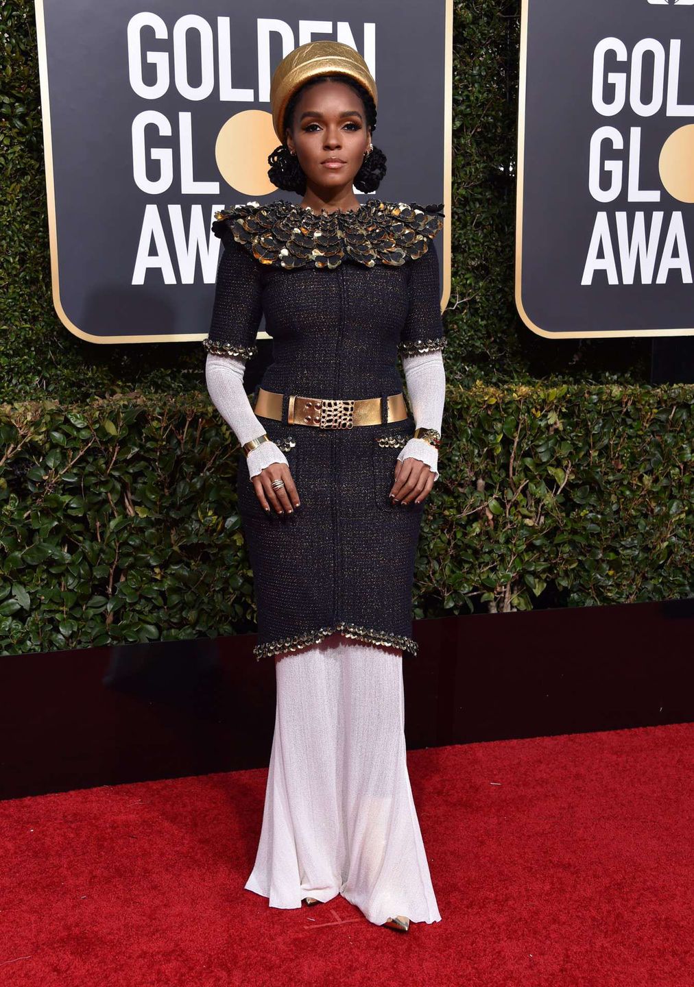 Janelle Monae – Złote Globy 2019, kreacja: Chanel