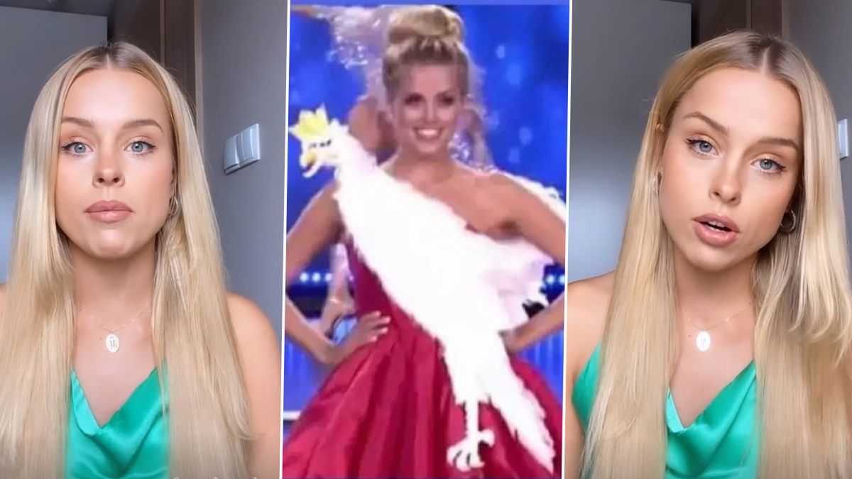 Natalia Balicka pokazała pierwowzór sukienki z Miss Supranational. Różnice widać gołym okiem, ale czy na plus?