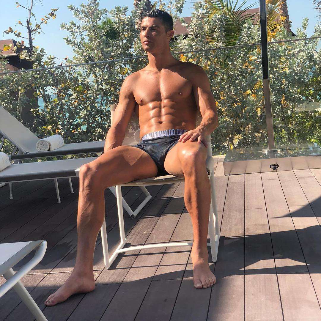 Cristiano Ronaldo sesja w slipach