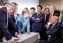 Donald Trump o słynnym zdjęciu z Angelą Merkel. "To nie tak!"