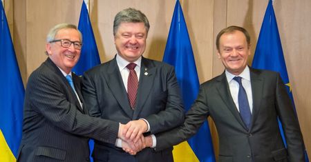 Ukraina: Poroszenko przekazał Tuskowi listę Rosjan zaangażowanych w atak na Morzu Azowskim