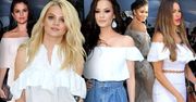 Hit na lato: bluzki i sukienki odkrywające ramiona. Gwiazdy już je noszą: Selena Gomez, Margaret, Sofia Vergara...
