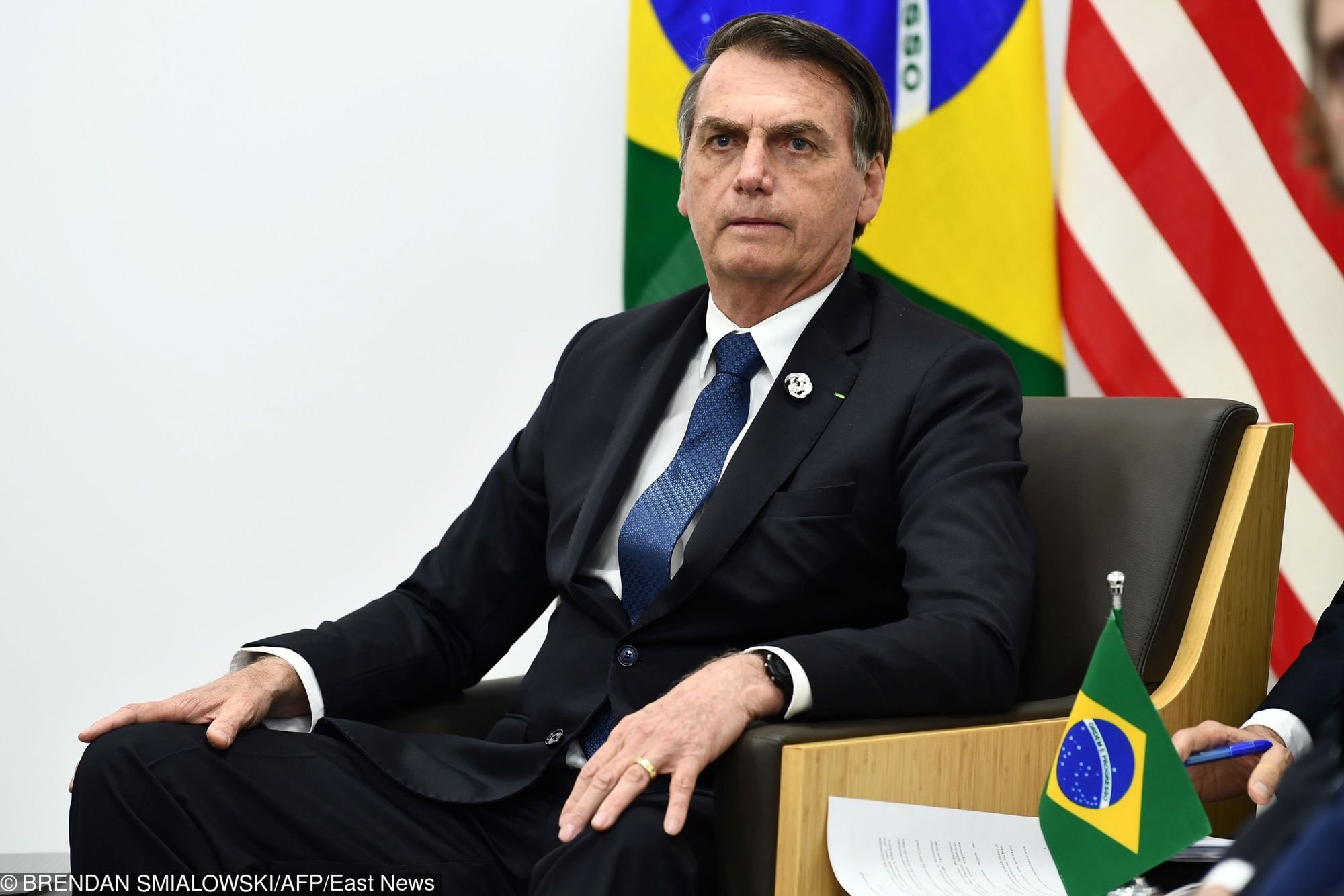 Prezydent Brazylii Jair Bolsonaro
