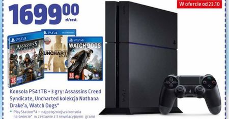 [Aktualizacja] Biedronka znowu to zrobiła - świetna oferta na PlayStation 4 z dyskiem 1TB i pakietem trzech gier