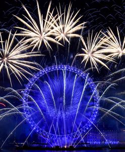 Burza po "politycznym" sylwestrze w Londynie. London Eye podświetlono w kolorach UE