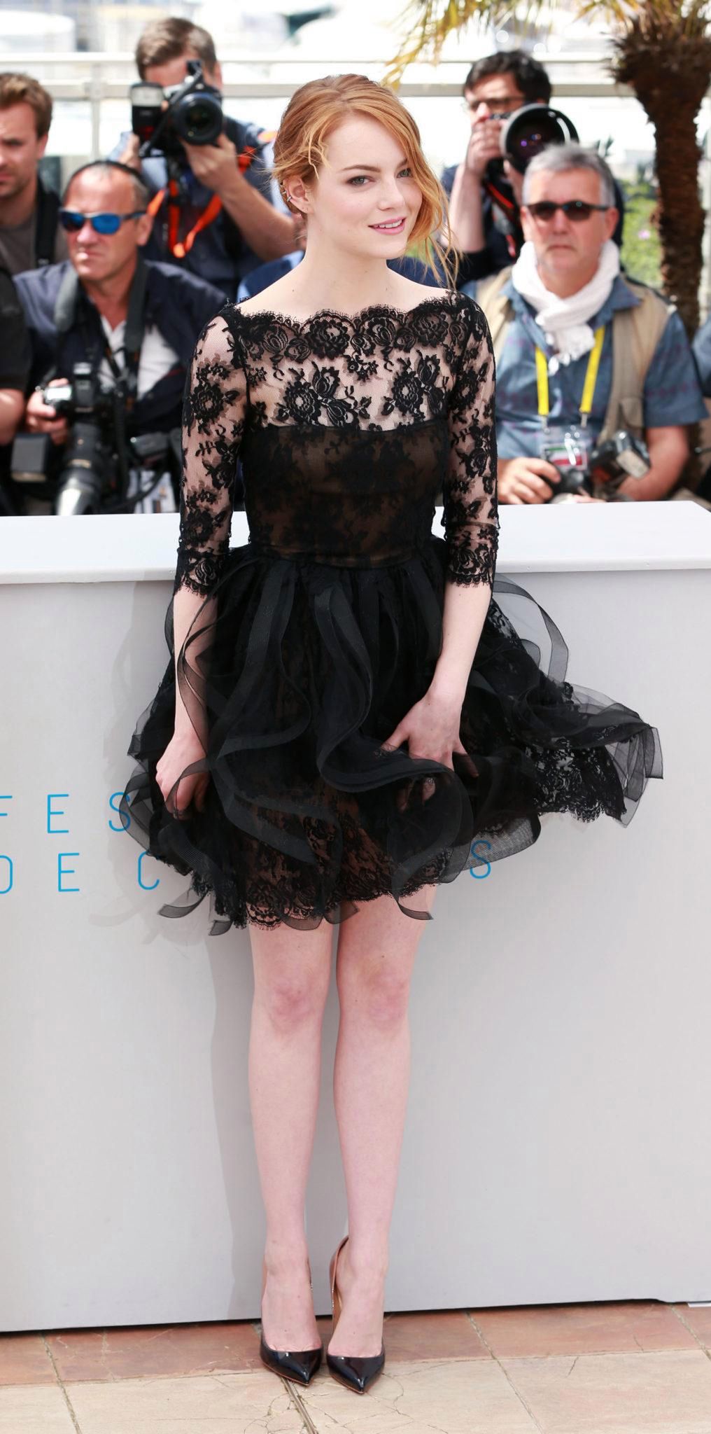 Emma Stone w kreacji Oscar de la Renta – Cannes 2015