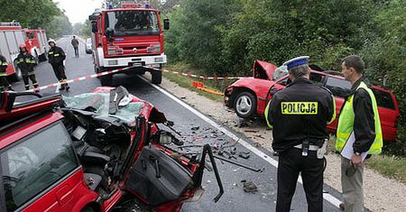 Wypadek koło Moskorzewa
